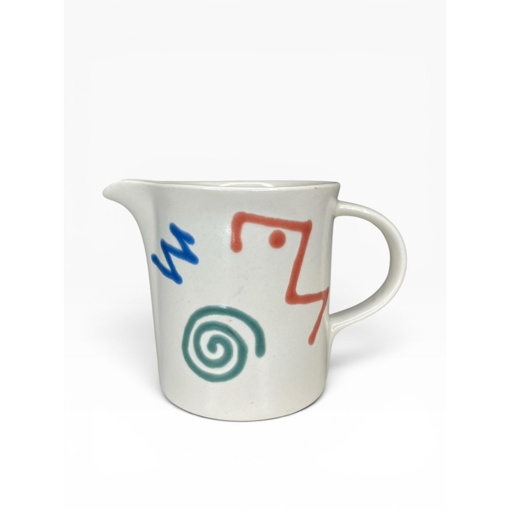 Mikasa Studio Craft CAD 94 Acrylics Creamer 90s‎ Y2K Memphis Post Modern Swirl
